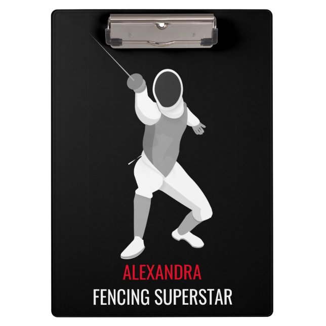Fencing Clipboard (Front)