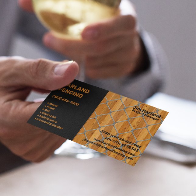 Fencing Company Business Card (Creator Uploaded)