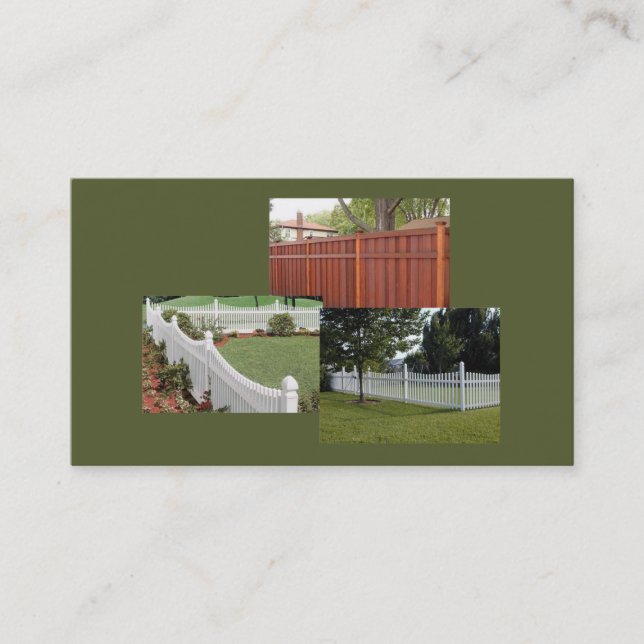 Fencing Company Business Card (Front)