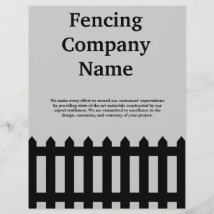 Fencing Company Business Flyer