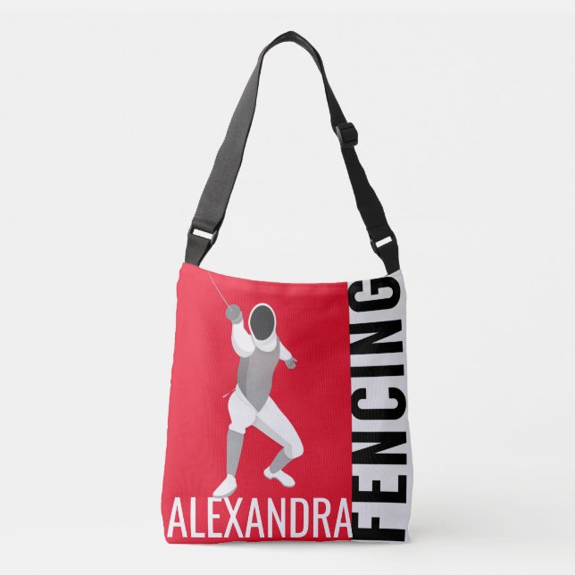 Fencing Crossbody Bag (Front)