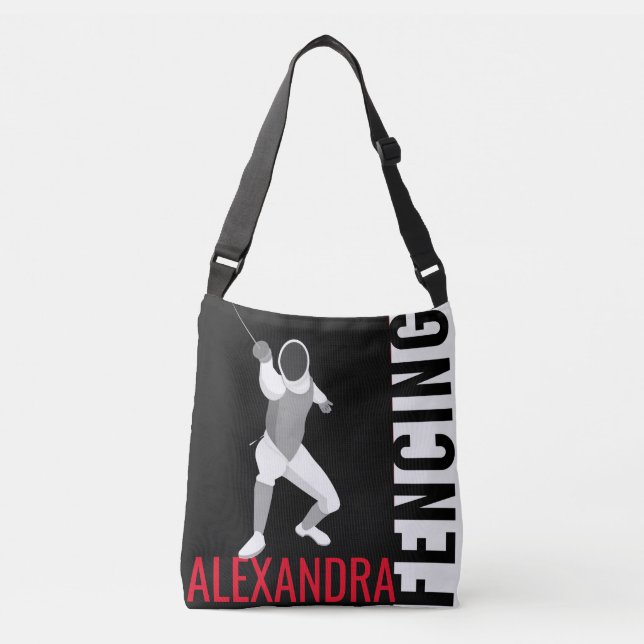 Fencing Crossbody Bag (Front)