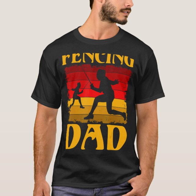 Fencing Dad T-Shirt (Front)