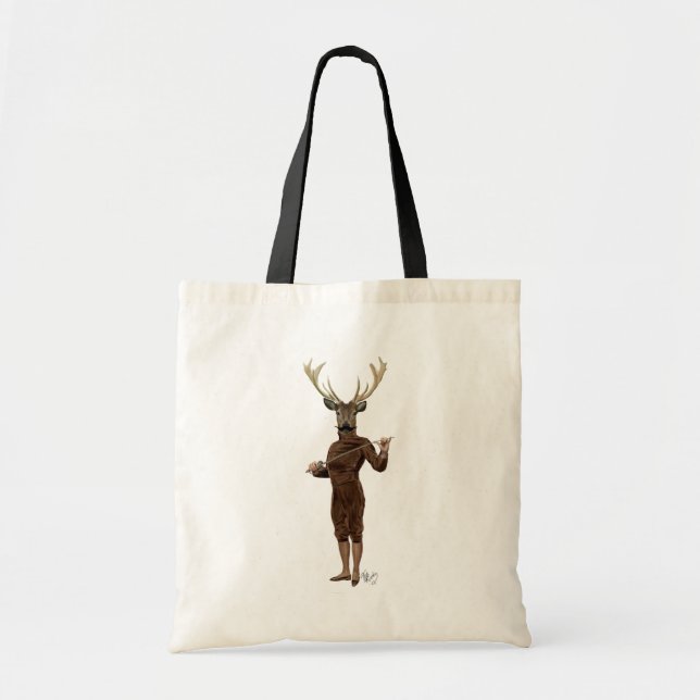 Fencing Deer Full Tote Bag (Front)