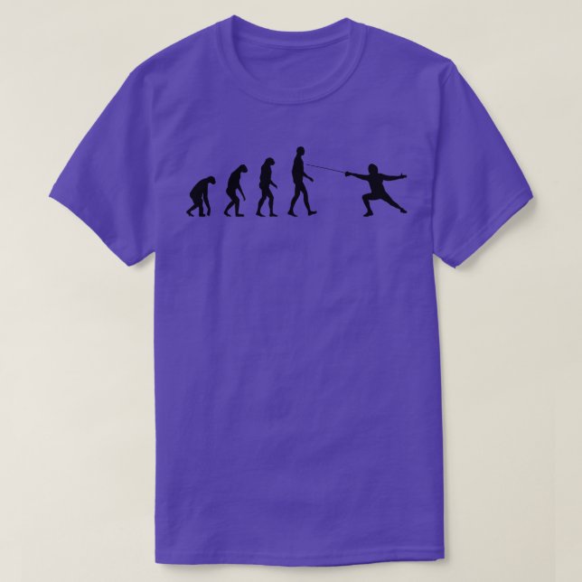 Fencing Evolution T-Shirt (Design Front)