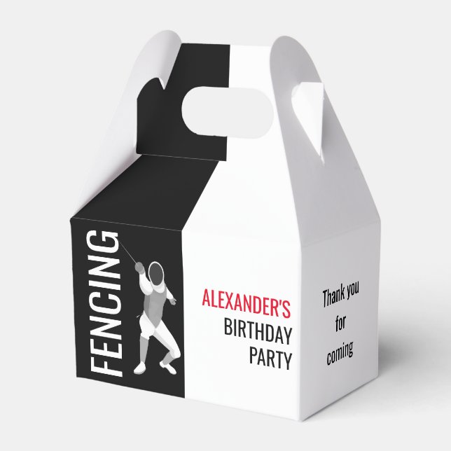 Fencing Favour Box (Front Side)