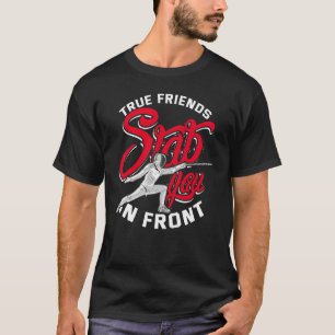 Fencing Fence Rapier Girls Coach Dagger Boys Kids T-Shirt