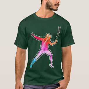 Fencing Fencer Foil Epee Sabre  T-Shirt