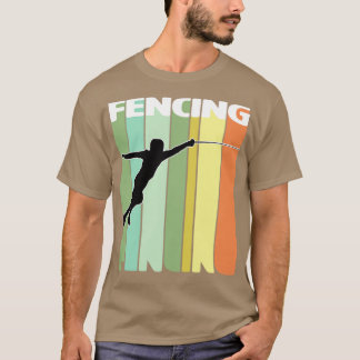 Fencing Fencing Retro (3) T-Shirt