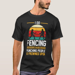 Fencing Fight Martial Arts T-Shirt