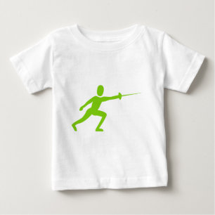 Fencing Figure - Martian Green Baby T-Shirt