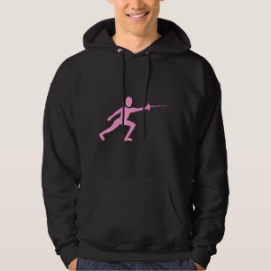 Fencing Figure - Pink Hoodie