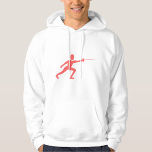 Fencing Figure - Tropical Pink Hoodie