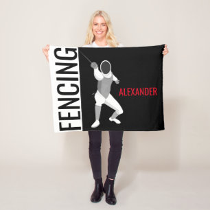 Fencing Fleece Blanket