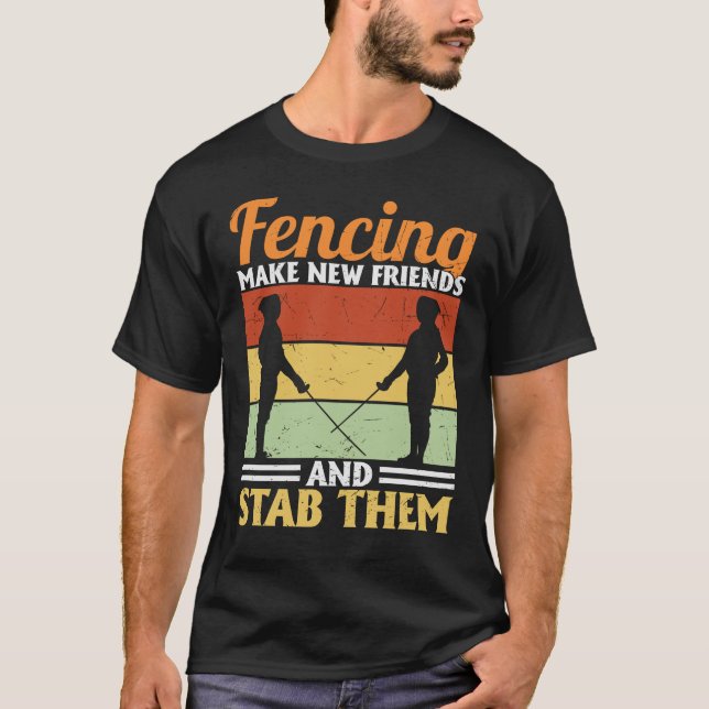 Fencing Funny Fencer Quote  T-Shirt (Front)