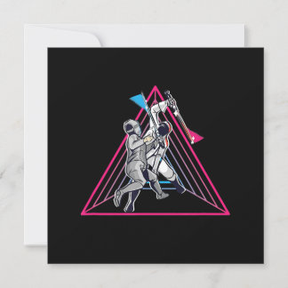 Fencing Game gamer fencer sport 90s fencing Invitation