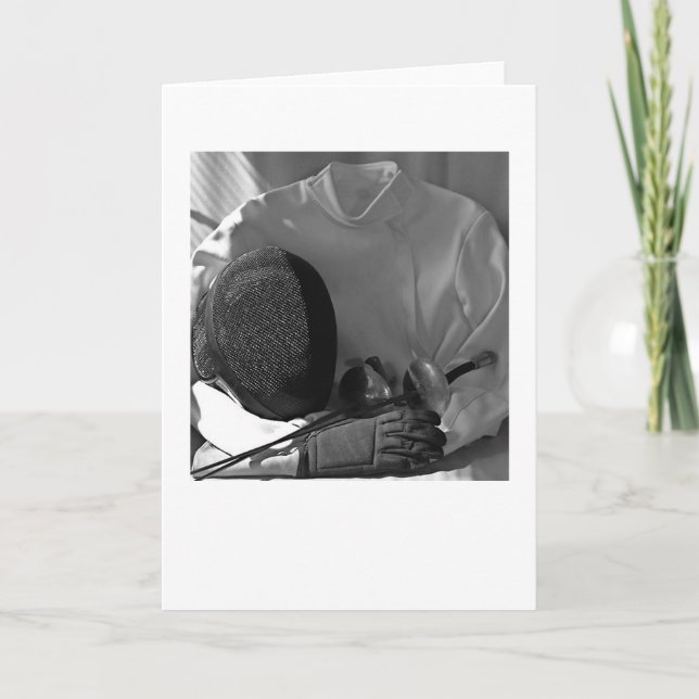 Fencing Gear Card (Front)