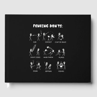 Fencing Gift | I Always Win All Match Guest Book