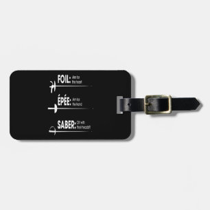 Fencing Gift   I Always Win All Match Luggage Tag