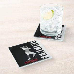 Fencing Glass Coaster