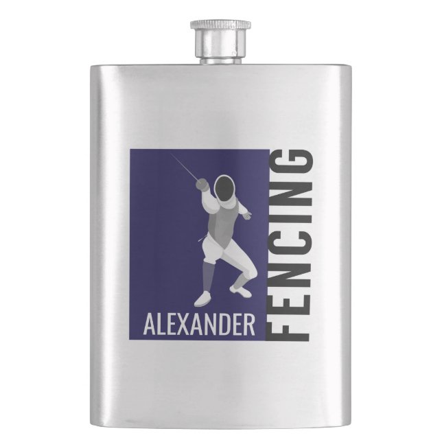 Fencing Hip Flask (Front)