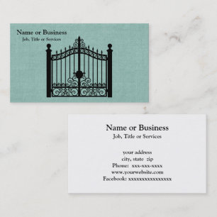 Fencing Installation Decking Repair Services Business Card