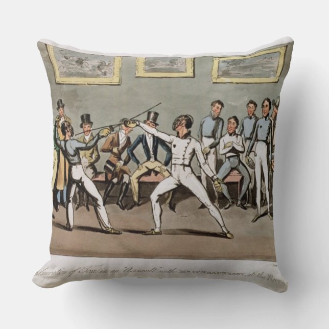 Fencing: Jerry's admiration of Tom in an `Assault' Cushion (Front)