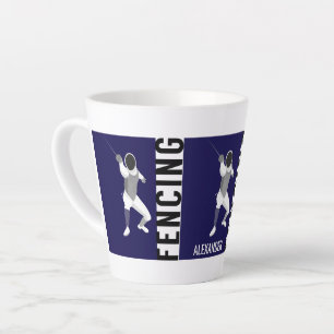 Fencing Latte Mug