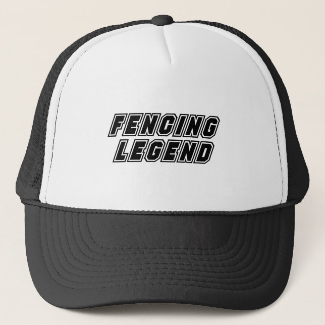 Fencing Legend Trucker Hat (Front)