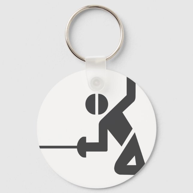 Fencing-logo keychain (Front)