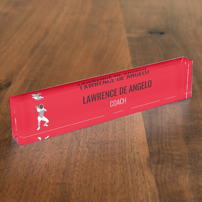 Fencing Nameplate (Side)