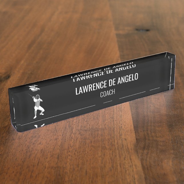 Fencing Nameplate (Side)