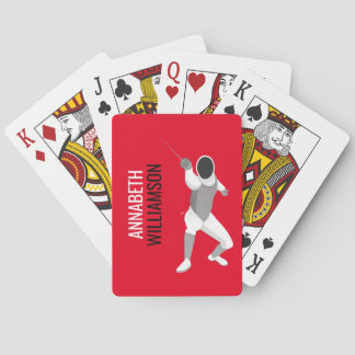 Fencing Playing Cards