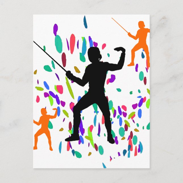 FENCING POSTCARD (Front)