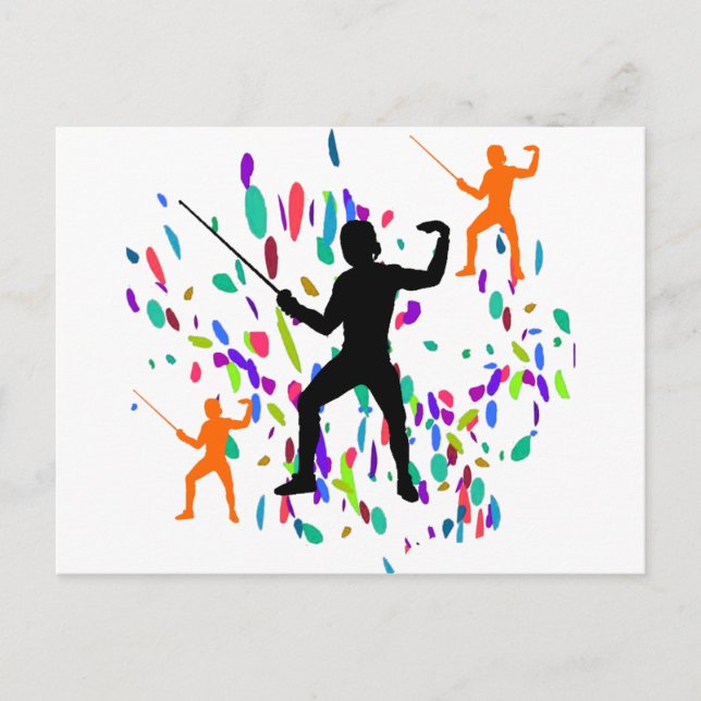 FENCING POSTCARD (Front)