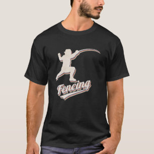 Fencing - Retro Vintage Fencer T-Shirt