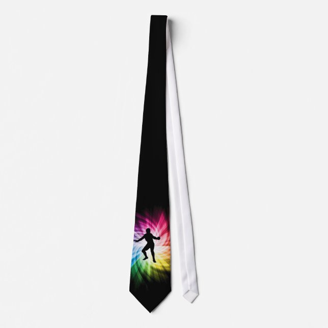 Fencing Silhouette; Spectrum Tie (Front)
