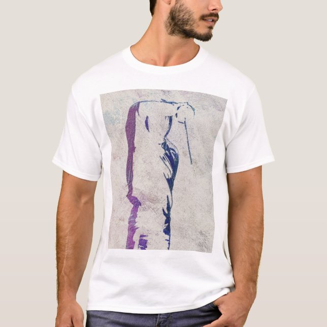 Fencing Silhouette T-Shirt (Front)