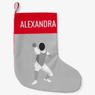 Fencing Small Christmas Stocking