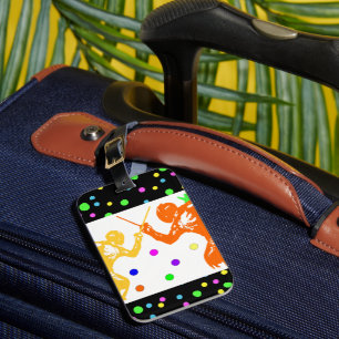 Fencing Sport Luggage Tag