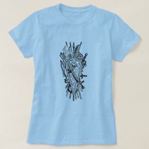 Fencing Sports Logo T-Shirt