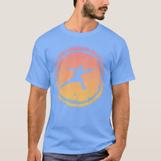 Fencing Sports Vintage Retro Fence Fencer vintage T-Shirt