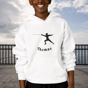 Fencing Theme Fencer Custom Name Personalised Kids