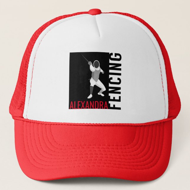 Fencing Trucker Hat (Front)