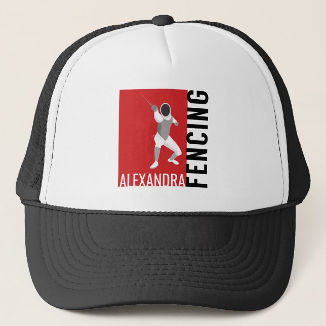 Fencing Trucker Hat (Front)