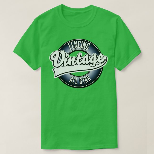 Fencing vintage all star T-Shirt (Design Front)