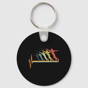 Fencing Vintage Heartbeat Gift Love Gift  Key Ring