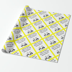 fencing wrapping paper