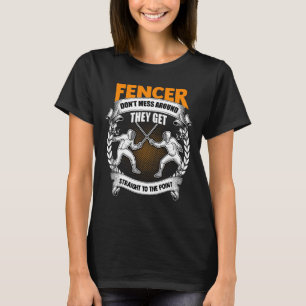 Fencing Youth Men Women Fence Fencer Girls Boys 1 T-Shirt