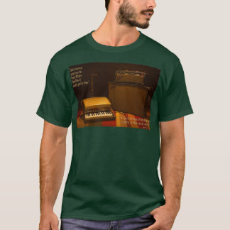 Fender Rhodes Bass and Amp with quote  T-Shirt